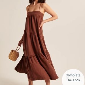 Abercrombie & Fitch Tiered Maxi Dress